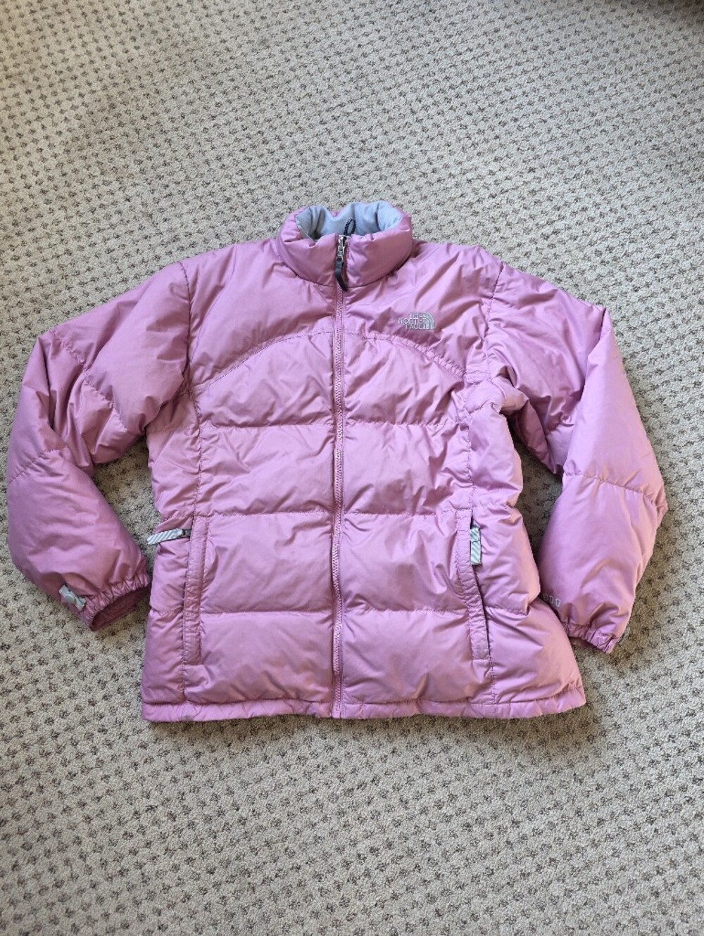 The North Face Girls 600 Down Pink Puffer Jacket